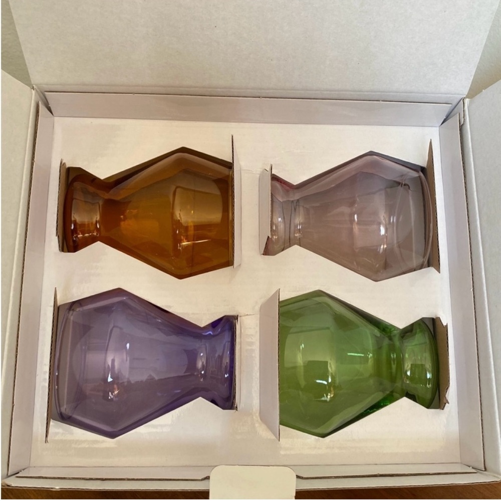 Yield Millenium Set of Four Colorful Glasses